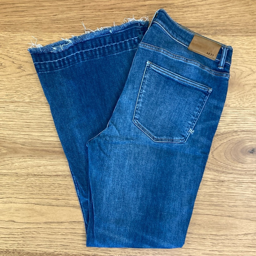 High-Rise Flare Denim Jeans American Eagle 14